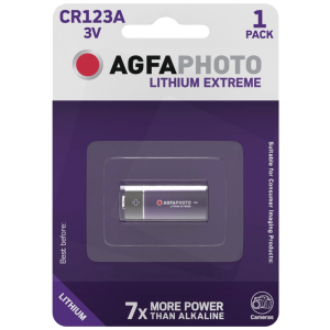 Agfa Baterija litijumska CR123A, 3V, blister 1 komad - CR123A B1