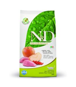 Farmina Natural & Delicious hrana za mačke bez žitarica Vepar i jabuka 1,5 kg