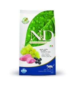 Farmina Natural & Delicious hrana za mačke bez žitarica Janjetina i borovnica 1,5 kg
