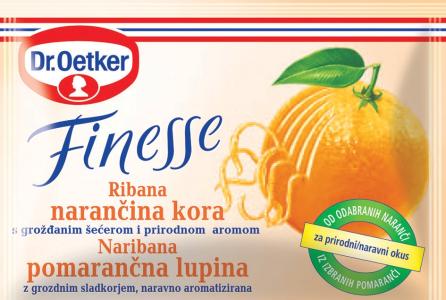 Dr. Oetker Finesse Korica Naranče - naribana  3x6g