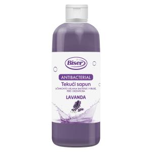 Biser antibacterial tekući sapun lavanda 1 l
