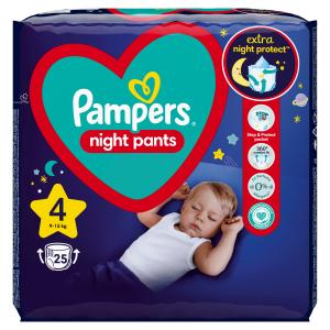 Pampers Night pants VP, veličina 4, 25 kom