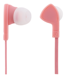 STREETZ Slušalice in-ear headset, 1-button remote, 3.5mm, microphone, Roze