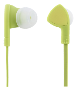STREETZ Slušalice in-ear headset, 1-button remote, 3.5mm, microphone, limun žuta