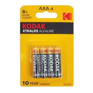 Kodak baterija xtralife alkaline AAA lr03 4x