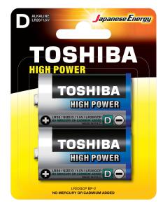 Toshiba alkalne baterije LR20 D 2/1 Alkaline