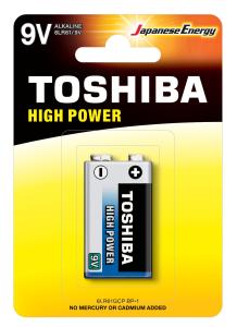 Toshiba alkalne baterije 6LF22 9V Alkaline