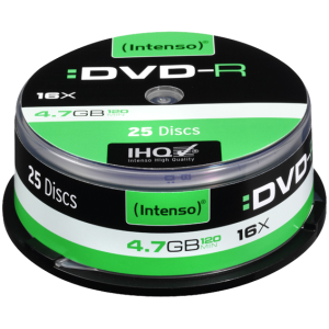 (Intenso) DVD-R 4,7GB pak. 25 komada Cake Box - DVD-R4,7GB/25Cake