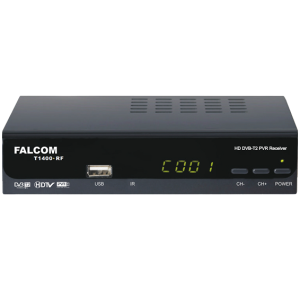 Falcom Prijemnik zemaljski,DVB-T2, Full HD, RF modulator, Display - T1400+ RF