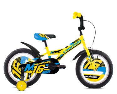 Capriolo bicikl BMX 16"HT MUSTANG yellow- black -blue Veličina okvira:16" Veličina kotača:16"