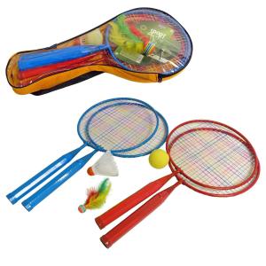 Set za badminton 4 mini reketa i 3 vrsta loptica