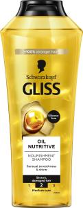 Gliss Oil Nutritive šampon za obnovu slamnate kose, 400 ml