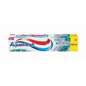 Aquafresh pasta za zube Active Fresh 125 ml, 3 kom