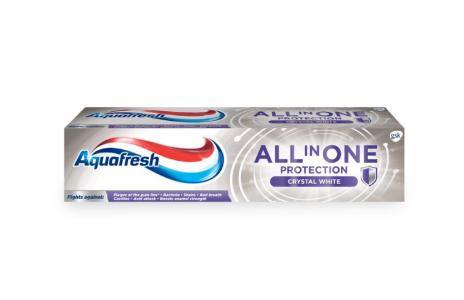 Aquafresh pasta za zube  All-In-One Protect Crystal White 100 ml, 6 kom