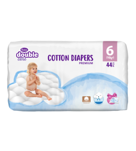 3+1 Violeta pelene Double Care Air dry Junior 6 (16 kg+, 44/1 kom) Cotton feeling