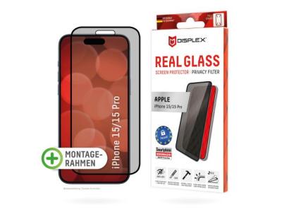 Displex Zaštitno staklo Privacy Glass za iPhone 15/15 Pro