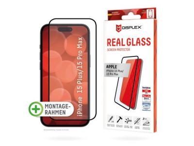 Displex Zaštitno staklo Real Glass FC za iPhone 15 Plus/15 Pro Max