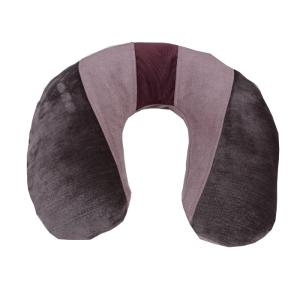 Shije Shete jastuk za vrat punjen heljdom-sivo/tamno bež/ljubičasto (86 cm)+Gratis vrećica lavande