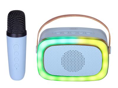 TREVI karaoke 10W, mini dimenzije, disco rasvjeta, mikrofon, plave XR 8A01