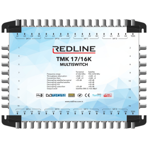 REDLINE Multišalter 4 satelita na 16 utičnica,kaskadni(bez adaptera) - TMK 17/16K