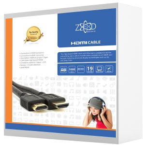 ZED electronic HDMI kabel,  10 met, ver. 1.4 - HDMI/10
