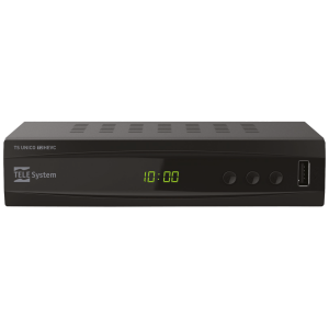 TELE System Prijemnik zemaljski, DVB-T/T2, H.265/HEVC, HDMI,Scart - TS Unico