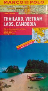 Auto karta THAILAND, VIETNAM LAOS, CAMBODIA
