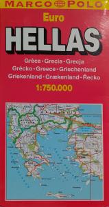 Auto karta GRČKE (MARCO POLO)
