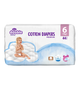 Violeta pelene Double Care Air dry Junior 6 (16 kg+, 44/1 kom) Cotton feeling