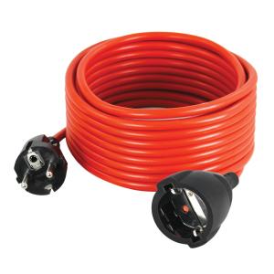 Commel produžni kabel s utikačem i natikačem "šuko", H05VV-F 3G1 / 25 m