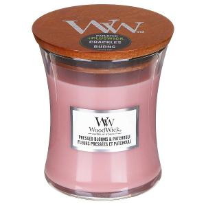 WoodWick mirisna svijeća Classic Mini Pressed Blooms & Patchuli (gori 40 sati)