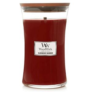 WoodWick mirisna svijeća Classic Large Elderberry Bourbon (gori 180 sati)