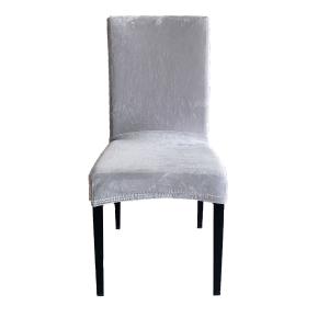 Navlaka za stolicu rastezljiva Velvet 45 x 52 cm, Siva