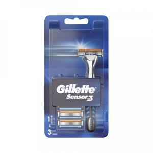 Gillette Sensor3 brijač + 3 patrone