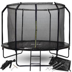 Vrtni trampolin SkyFlyer crni – 304 cm