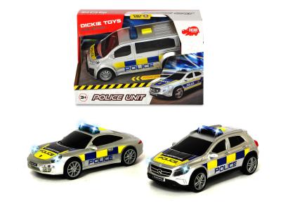 DICKIE policijsko vozilo, 15 cm, 3 sort 203712014038